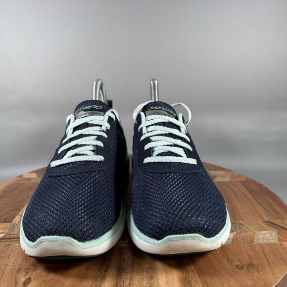 Skechers Womens Flex Appeal 3.0 13070 Blue Running Shoes Sneakers Size 7.5 - Picture 2 of 9